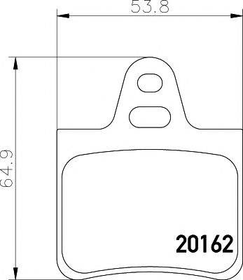 TEXTAR 2016203 Комплект тормозных колодок, дисковый тормоз