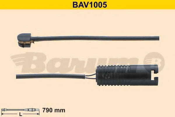 BARUM BAV1005 Сигнализатор, износ тормозных колодок