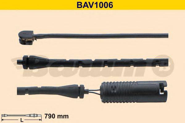 BARUM BAV1006 Сигнализатор, износ тормозных колодок