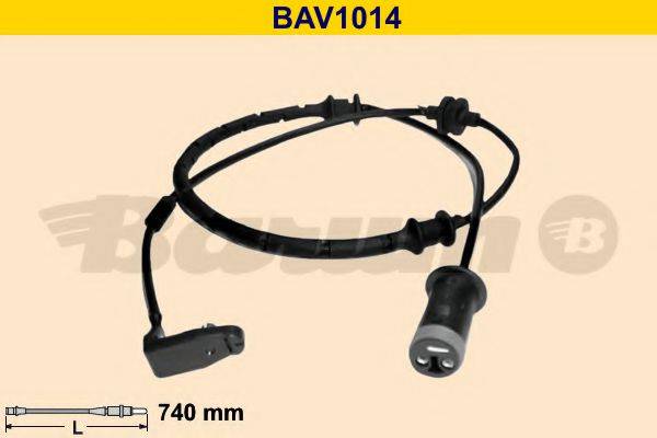 BARUM BAV1014 Сигнализатор, износ тормозных колодок
