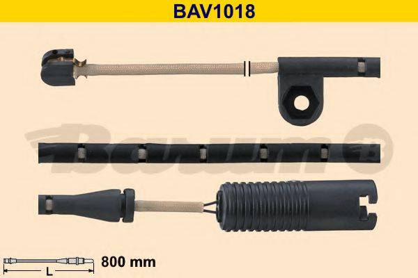 BARUM BAV1018 Сигнализатор, износ тормозных колодок
