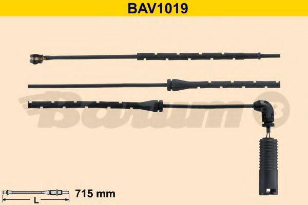 BARUM BAV1019 Сигнализатор, износ тормозных колодок