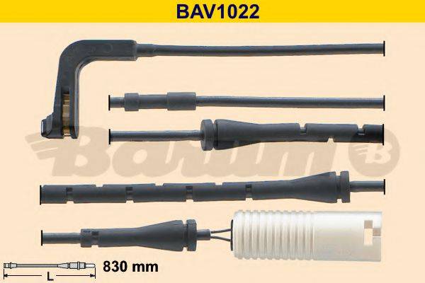 BARUM BAV1022 Сигналізатор, знос гальмівних колодок