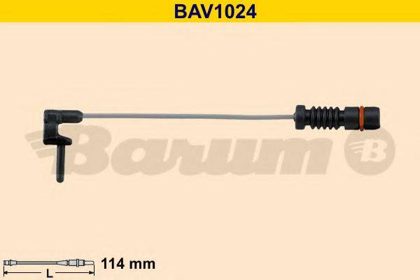 Сигнализатор, износ тормозных колодок BARUM BAV1024
