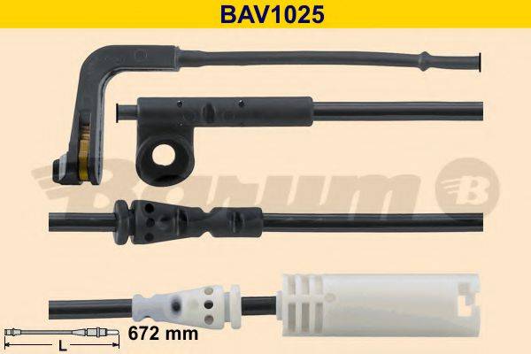 BARUM BAV1025 Сигнализатор, износ тормозных колодок