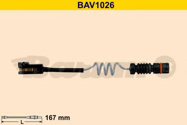 Сигнализатор, износ тормозных колодок BARUM BAV1026