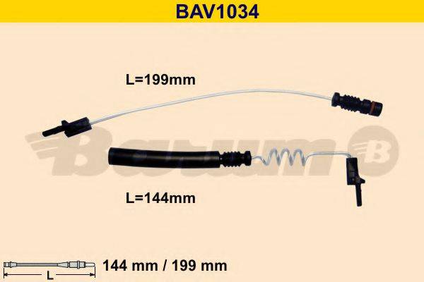 BARUM BAV1034 Сигнализатор, износ тормозных колодок