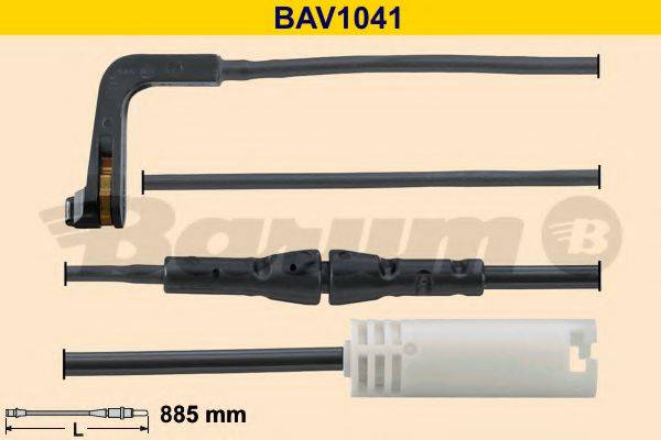 Сигнализатор, износ тормозных колодок BARUM BAV1041