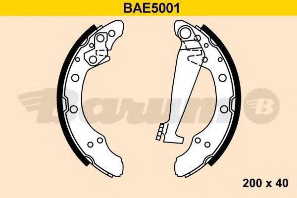 BARUM BAE5001 Комплект тормозных колодок