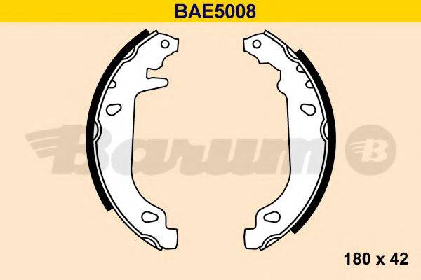 BARUM BAE5008 Комплект тормозных колодок
