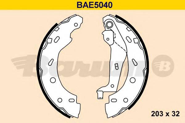 BARUM BAE5040 Комплект тормозных колодок