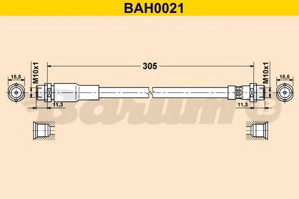 Гальмівний шланг BARUM BAH0021