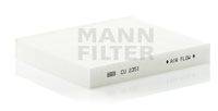 MANN-FILTER CU2351 Фильтр, воздух во внутренном пространстве