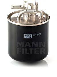 Топливный фильтр MANN-FILTER WK 1136