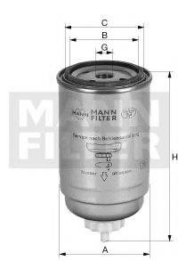 Топливный фильтр MANN-FILTER WK 1156/1
