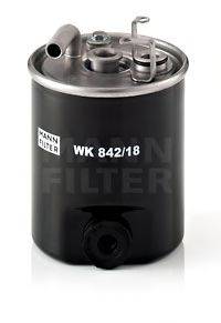 Топливный фильтр MANN-FILTER WK 842/18