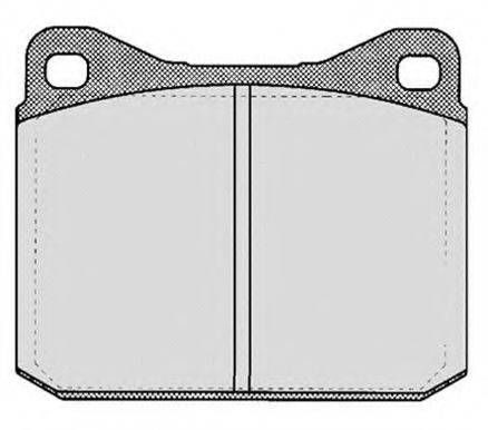 Комплект тормозных колодок, дисковый тормоз RAICAM RA.0105.1