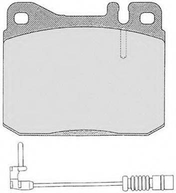 RAICAM RA01482 Комплект тормозных колодок, дисковый тормоз