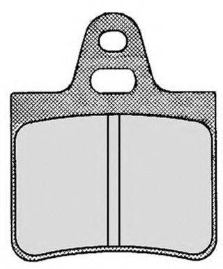 Комплект тормозных колодок, дисковый тормоз RAICAM RA.0172.1