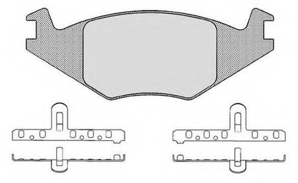 RAICAM RA02920 Комплект тормозных колодок, дисковый тормоз
