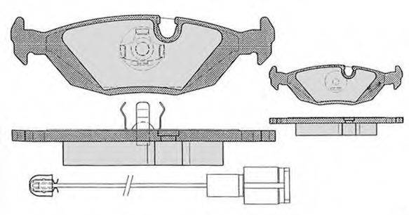 RAICAM RA03112 Комплект тормозных колодок, дисковый тормоз