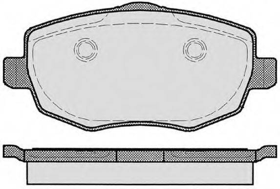 Комплект тормозных колодок, дисковый тормоз RAICAM RA.0332.0