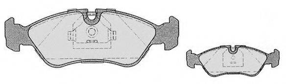 Комплект тормозных колодок, дисковый тормоз RAICAM RA.0395.0