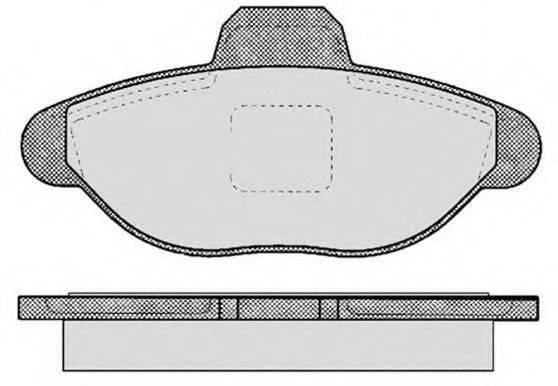 RAICAM RA04180 Комплект тормозных колодок, дисковый тормоз