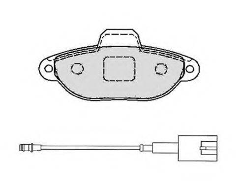RAICAM RA04463 Комплект тормозных колодок, дисковый тормоз