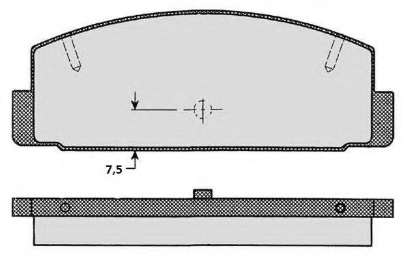Комплект тормозных колодок, дисковый тормоз RAICAM RA.0477.0