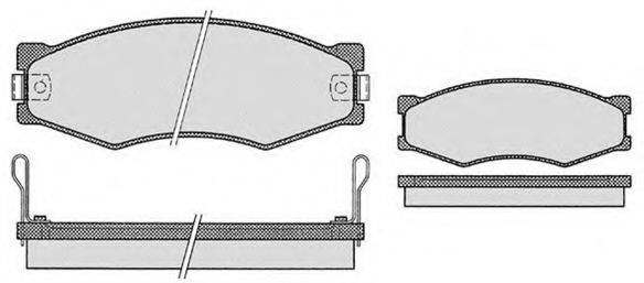 Комплект тормозных колодок, дисковый тормоз RAICAM RA.0514.0