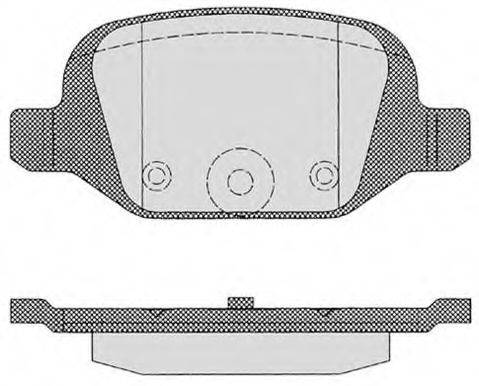 RAICAM RA06090 Комплект тормозных колодок, дисковый тормоз