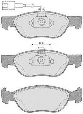 Комплект тормозных колодок, дисковый тормоз RAICAM RA.0614.2