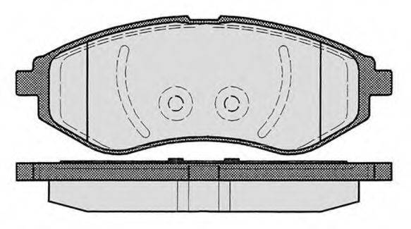 Комплект тормозных колодок, дисковый тормоз RAICAM RA.0647.0
