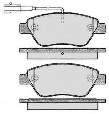 Комплект тормозных колодок, дисковый тормоз RAICAM RA.0760.8