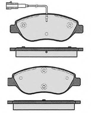 Комплект тормозных колодок, дисковый тормоз RAICAM RA.0762.2