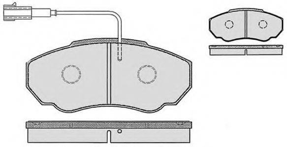 Комплект тормозных колодок, дисковый тормоз RAICAM RA.0773.0