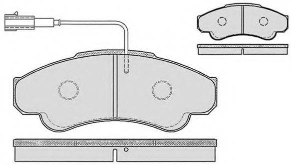 Комплект тормозных колодок, дисковый тормоз RAICAM RA.0774.0