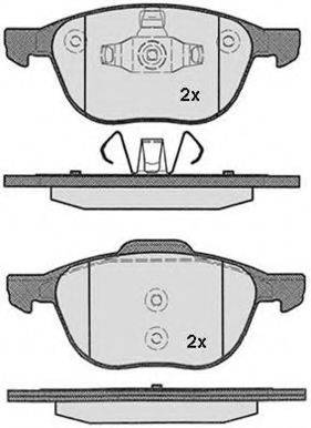 Комплект тормозных колодок, дисковый тормоз RAICAM RA.0820.0