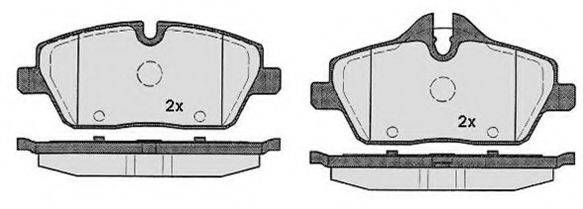 Комплект тормозных колодок, дисковый тормоз RAICAM RA.0852.2