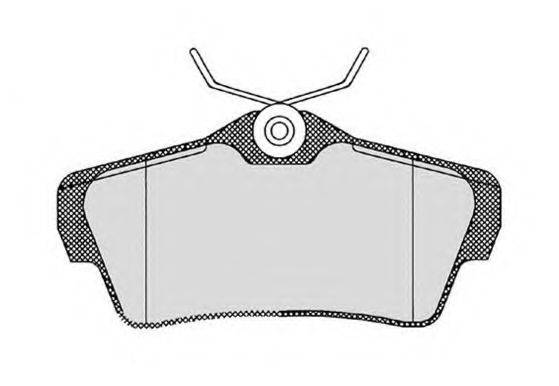 Комплект тормозных колодок, дисковый тормоз RAICAM RA.0912.0