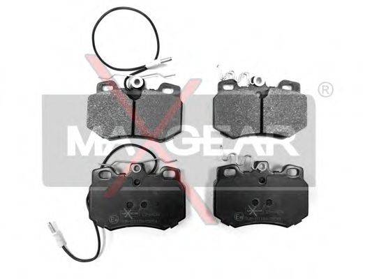Комплект гальмівних колодок, дискове гальмо MAXGEAR 19-0454