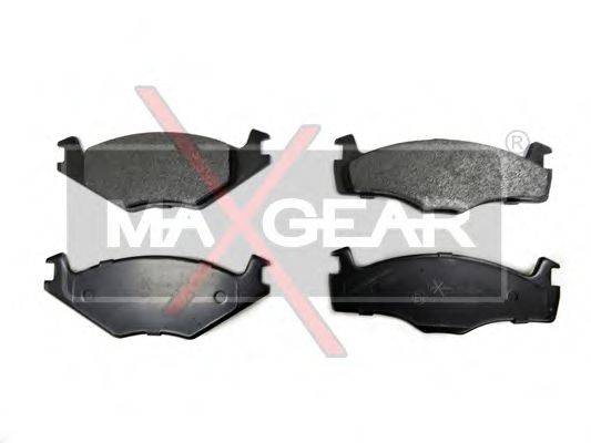 Комплект тормозных колодок, дисковый тормоз MAXGEAR 19-0584