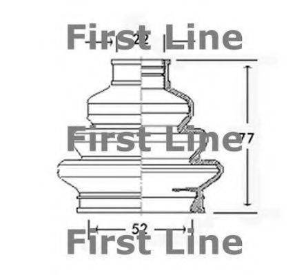 FIRST LINE FCB2310 Пыльник, приводной вал