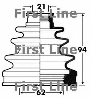 Пильовик, приводний вал FIRST LINE FCB2875