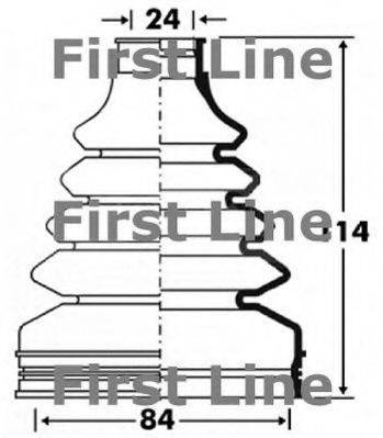 FIRST LINE FCB2888 Пильовик, приводний вал