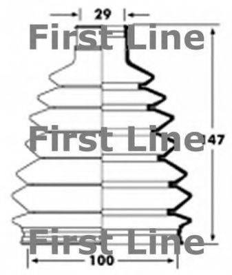 Пильовик, приводний вал FIRST LINE FCB2362
