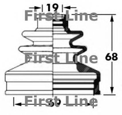 FIRST LINE FCB6044 Пыльник, приводной вал