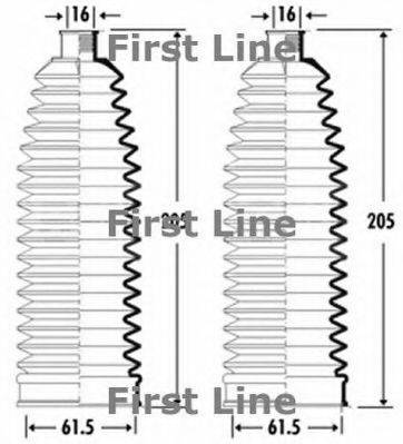 Пыльник, рулевое управление FIRST LINE FSG3264