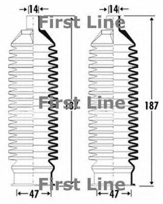 FIRST LINE FSG3302 Пыльник, рулевое управление